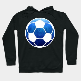 Soccer Ball Dark Blue Hoodie